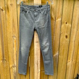 AG The Stevie Ankle Slim Straight Ankle 25R Somewhere in California Gray